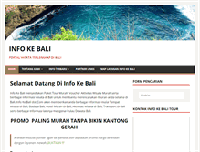 Tablet Screenshot of infokebali.com